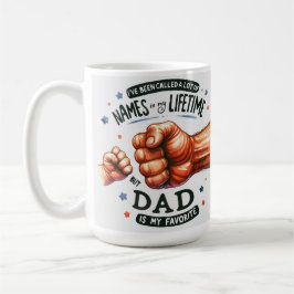 Father's day mug, custom gift for dad kaffemugg