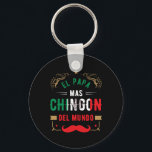 Fathers Day Or Dia Del Padre Or El Papa Mas Chingo Nyckelring<br><div class="desc">Fathers Day Or Dia Del Padre Or El Papa Mas Chingon</div>