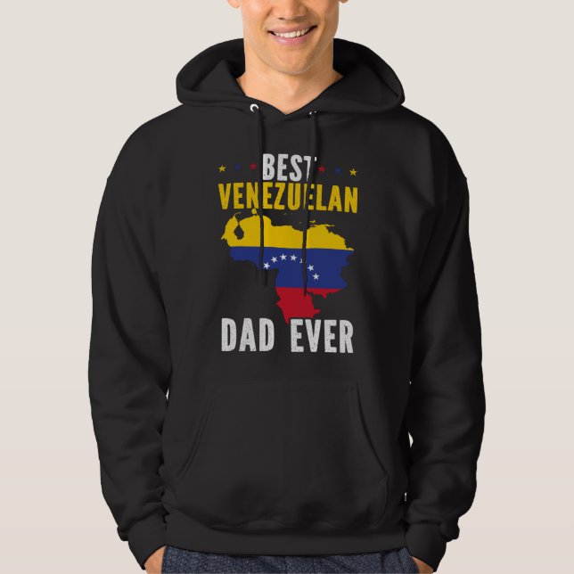 Fathers Day Papa Best Dad Ever Fatherhood Daddy Hoodie (Framsida)