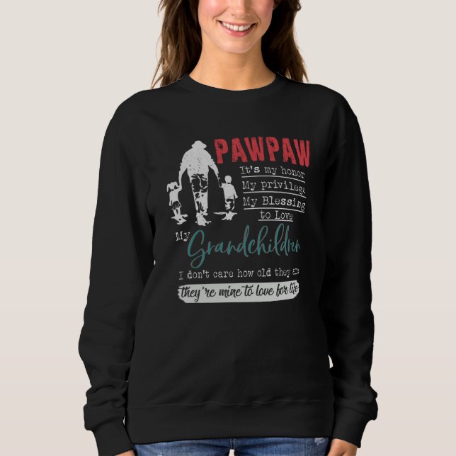 Father's Day Pawpaw Pawpaw Grandpa T Shirt (Framsida)
