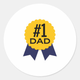 Father's Day Runt Klistermärke