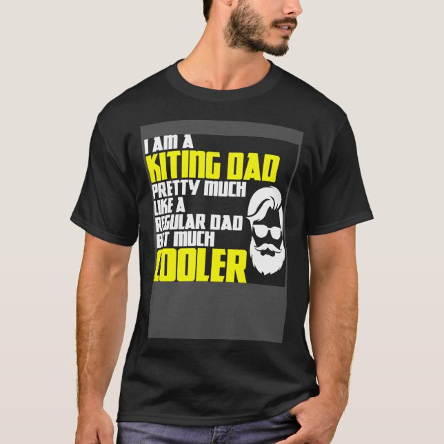 Father's Day saying kiting kiteboard power kite ki T Shirt (Framsida)