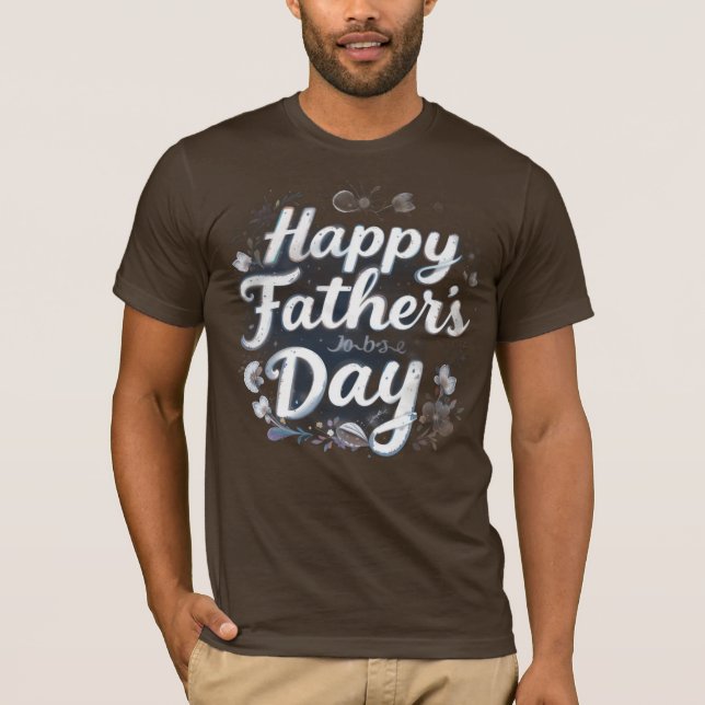 "Father's Day T-Shirt – World's Best Dad | Unique  (Framsida)