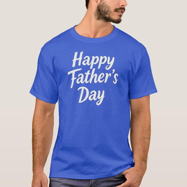 "Father's Day T-Shirt – World's Best Dad | Unique  (Framsida)