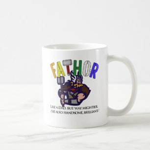 Fathor som en Pappa men mildare Logotyp Kaffemugg