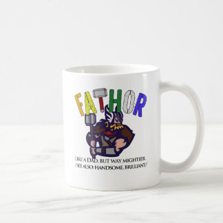 Fathor som en Pappa men mildare Logotyp Kaffemugg