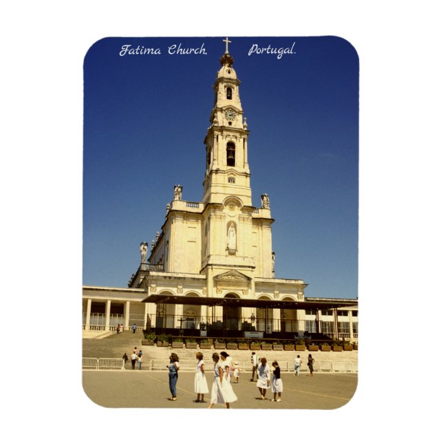 Fatima Church Portugal Magnet (Vertikal)