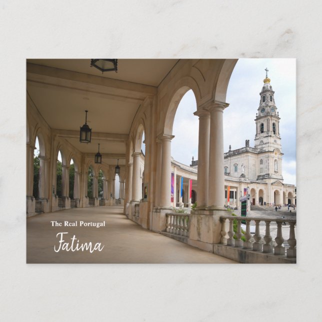 Fatima - Det riktiga Portugal Vykort (Framsida)