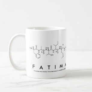 Fatima peptid namn mugg