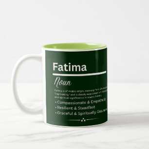 Fatima Personlig Kopp Med Flicknamn Betydelse
