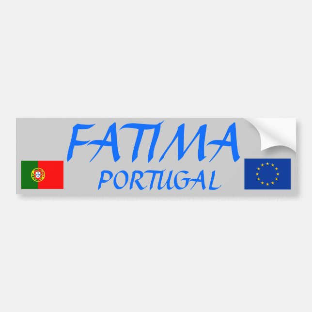 Fatima Portugal bildekal (Framsidan)
