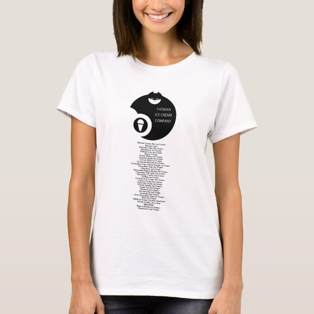 Fatman Ice Cream Company Personal T Shirt (Framsida)