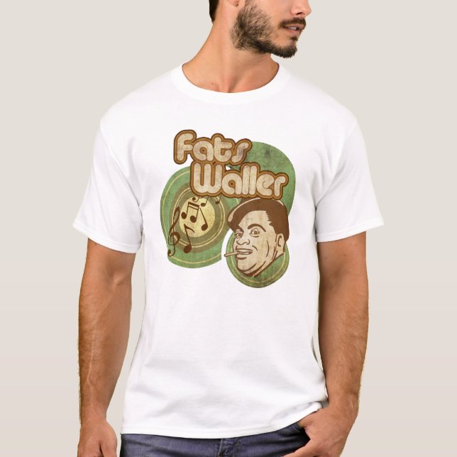 Fats Waller T Shirt (Framsida)