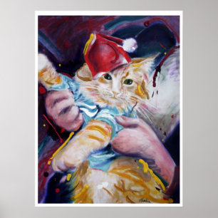 Fatso, Tangentbord Cat-träning Poster