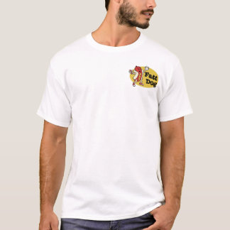 Fatt Dogo logotyputslagsplats (bekläda och dra Tee