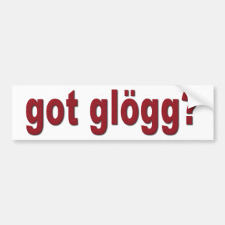 Fått glögg? Roligt skandinaviskt drickande Bildekal