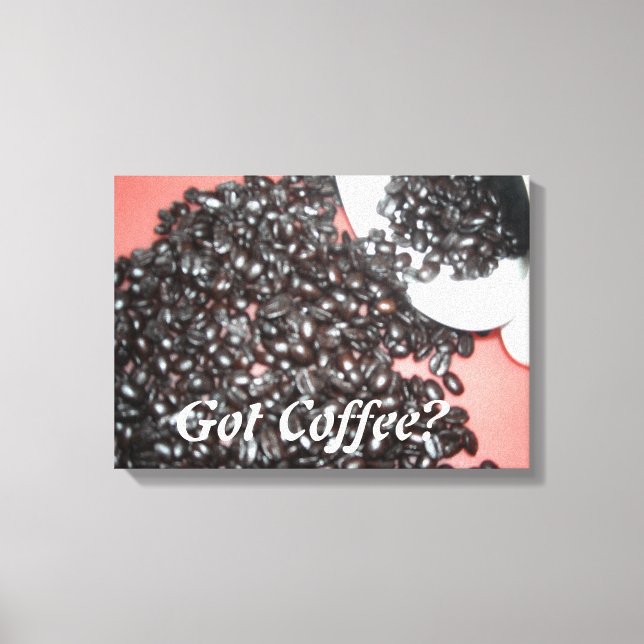 Fått kaffe canvastryck (Framsida)