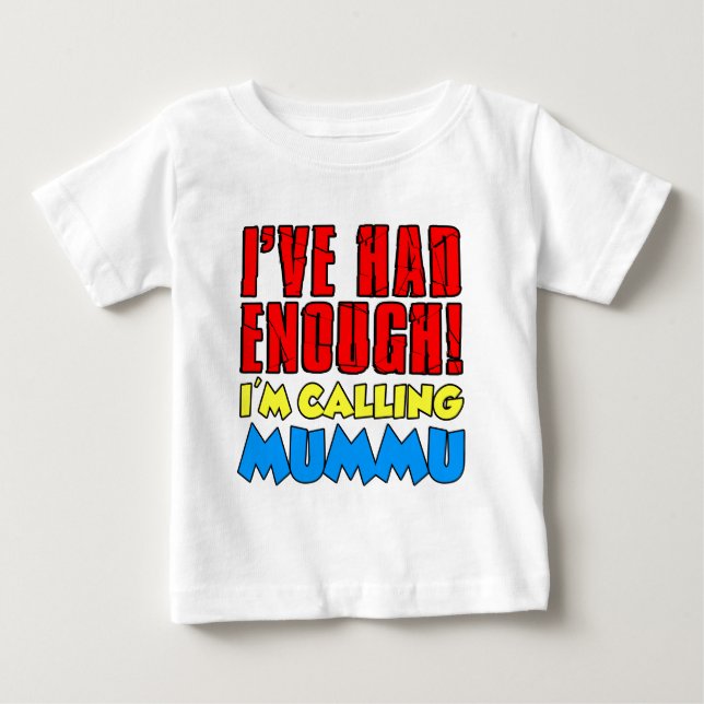 Fått nog ringar Mummu Tee (Framsida)
