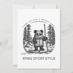 Fatta på en God jul med Julafton Sport Stil! Julkort