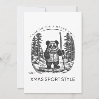 Fatta på en God jul med Julafton Sport Stil! Julkort