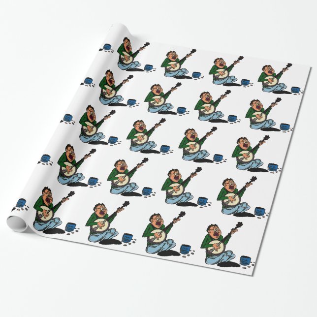 Fattig BanjoPicker Presentpapper (Utrullad)