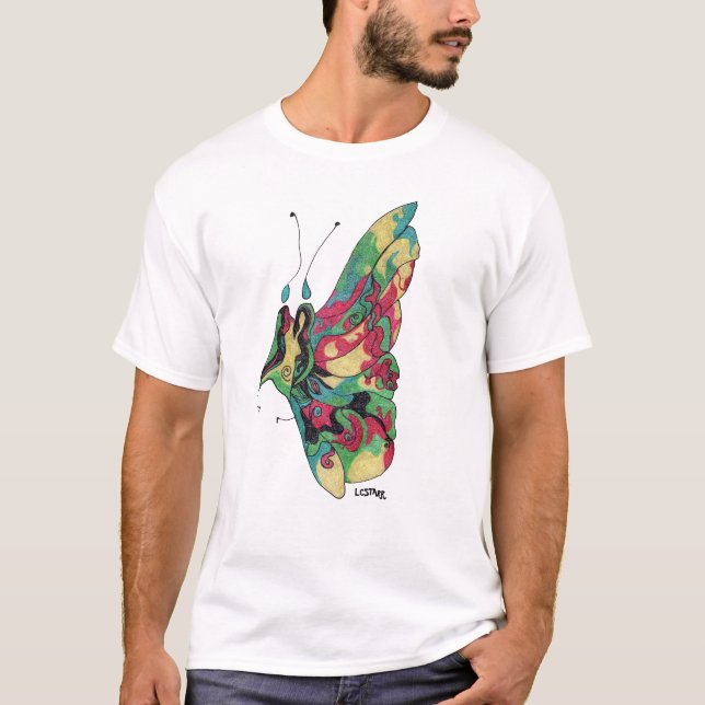 FATTIG BUTTERFLIK TEE (Framsida)