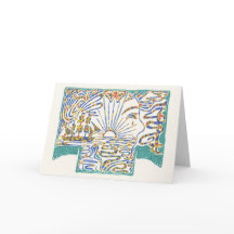 "Fattig fjäril, väntande" Notecard