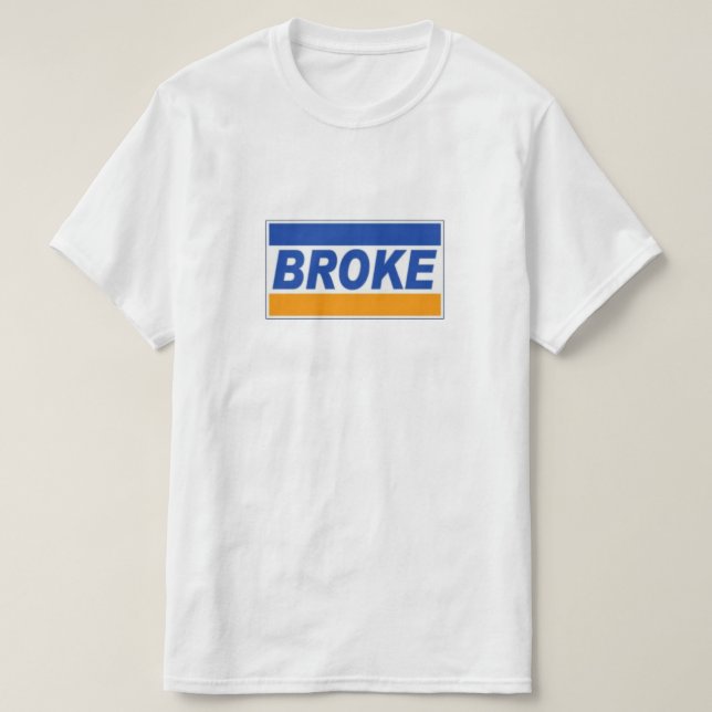 Fattig T-Shirt (Design framsida)