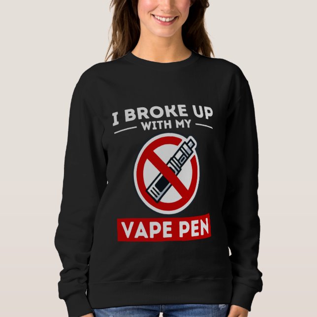 Fattig upp med Vape Pen Icke-röktande Vape-fri ant T Shirt (Framsida)