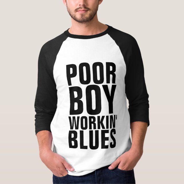 FATTIGA ARBETSBLUES, BLUEGRAS MUSISKA T-SHIRTS (Framsida)
