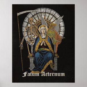 Fatum Aeternum - Gothic Design Poster