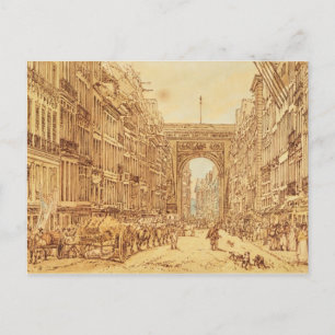 Faubourg och Porte Saint-Denis, 1801 Vykort