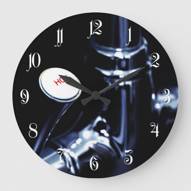 Faucets handhävarm stor klocka (Framsida)