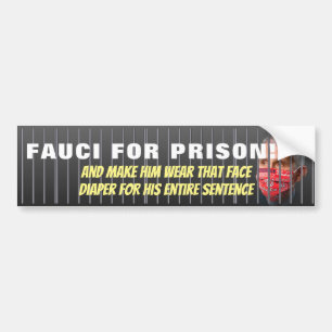 Fauci for Fison - Anti Anthony Fauci Bildekal