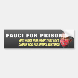 Fauci for Fison - Anti Anthony Fauci Bumper Stick Bildekal