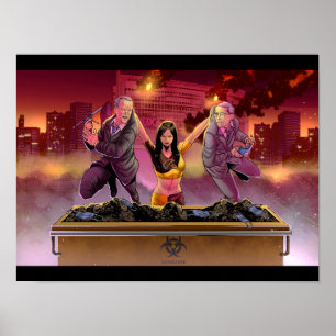 Fauci och Biden Tunna Poster