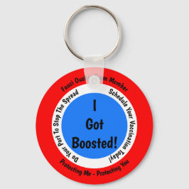 Fauci Ouchie Vaccination I Har Boosted Nyckelring