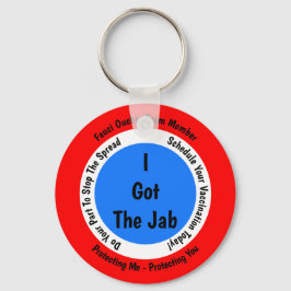 Fauci Ouchie Vaccination I Har Jab Nyckelring