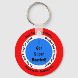 Fauci Ouchie Vaccination I Har Toppen Boosted Nyckelring