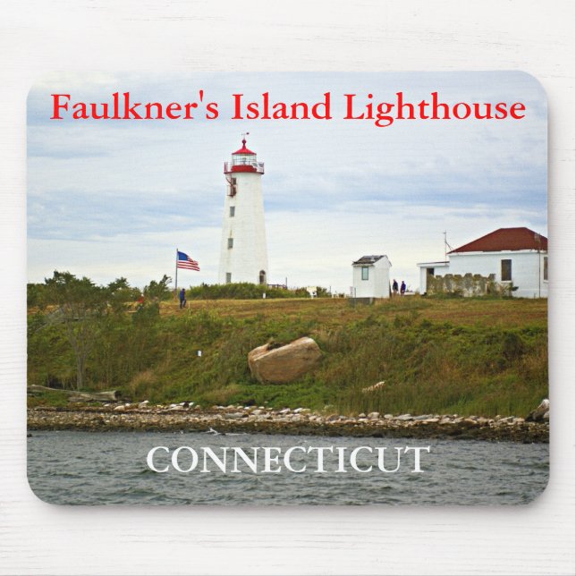 Faulkners fyr, Connecticut Mousepad Musmatta (Framsidan)