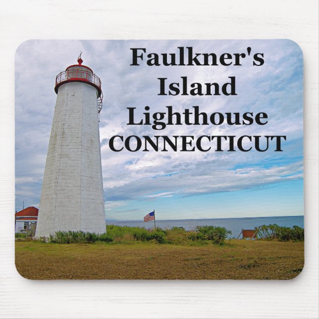 Faulkners fyr, Connecticut Mousepad Musmatta (Framsidan)