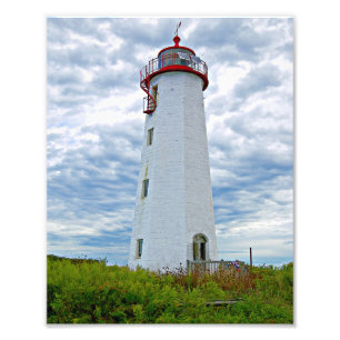 Faulkners Island Lighthouse, CT Photo Print Fototryck