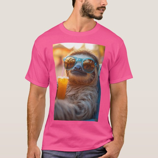 Faultier - Gelassenheit in Perfektion T Shirt (Framsida)