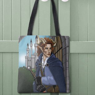 Faun Behornad Fae Fantasy Tygkasse