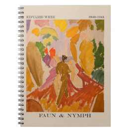 Faun och Nymph 1941 av Edvard Weie Anteckningsbok