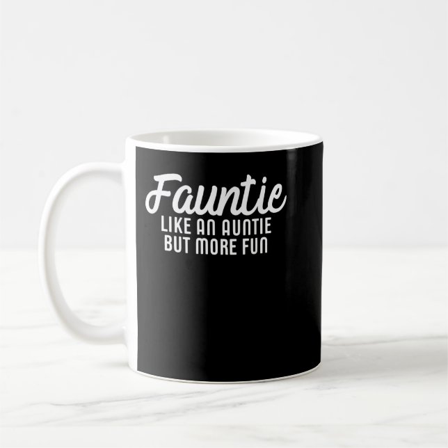 Fauntie Auntie Roligt Moster Kaffemugg (Vänster)