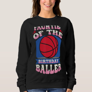 Fauntie of the Birthday Baller Basketball Theme Bd T Shirt