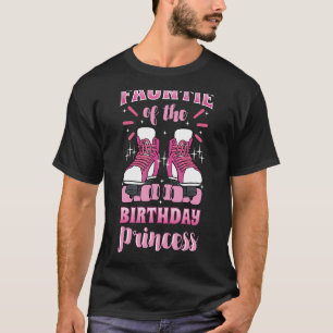 Fauntie of the Birthday Princess Roller Skates Ska T Shirt
