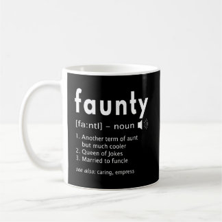 Faunty Hoodie Faunty Definition Shirt Moster Gift Kaffemugg