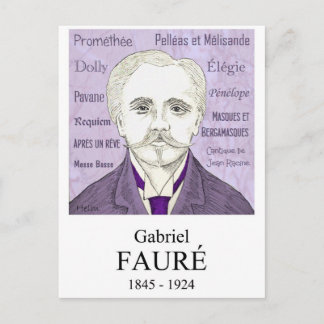 Fauré Vykort
